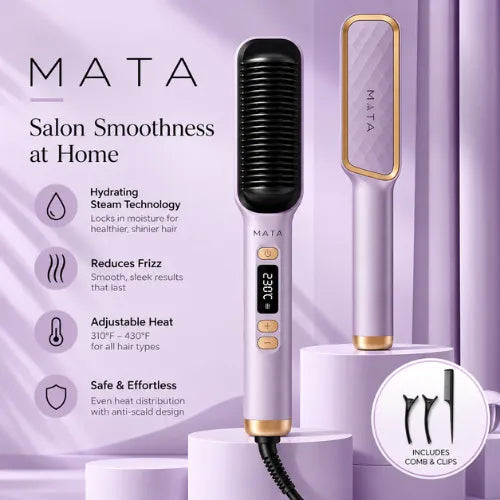 MATA Ionic Hair Straightening Brush