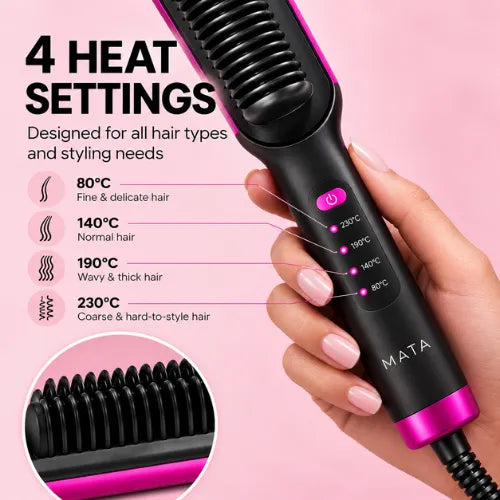 MATA Ionic Hair Straightening Brush