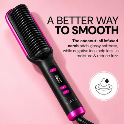 MATA Ionic Hair Straightening Brush