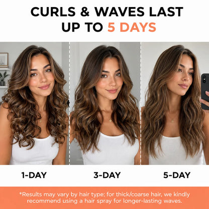 MATA Automatic Ionic Hair Curler | Tourmaline Ceramic Auto Curling Iron for Effortless Curls