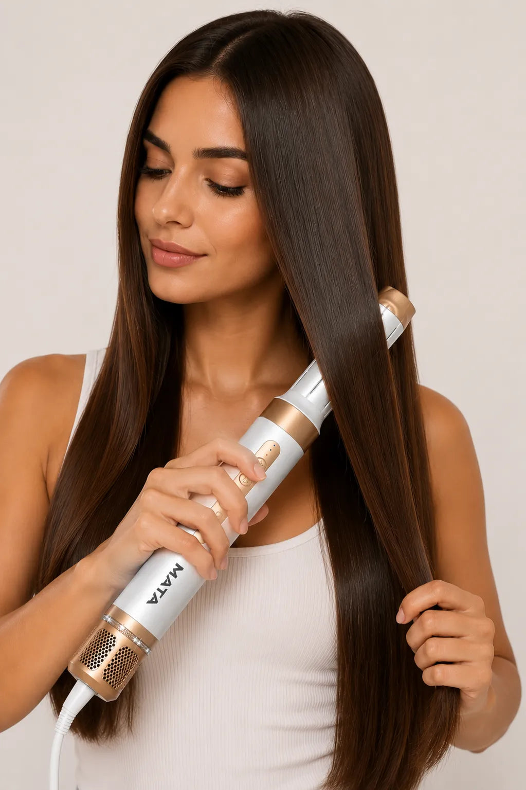 MATA 7-in-1 Hot Air Styler & Automatic Curling Wand | Hair Dryer, Curler, Straightener & Volumizer