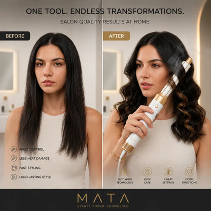 MATA 7-in-1 High-Speed Ionic Hair Dryer & Air Styler | Negative Ion Hair Styling Tool