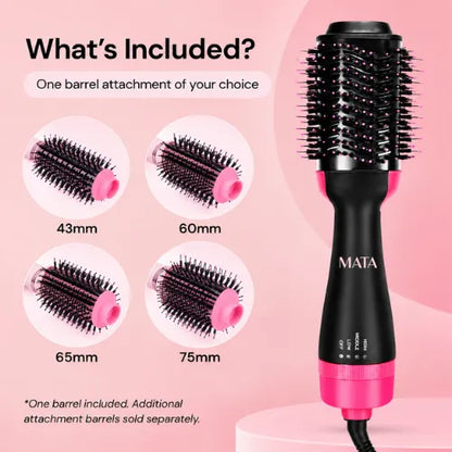 MATA 2-in-1 Hot Air Brush | Hair Dryer & Volumizer Brush