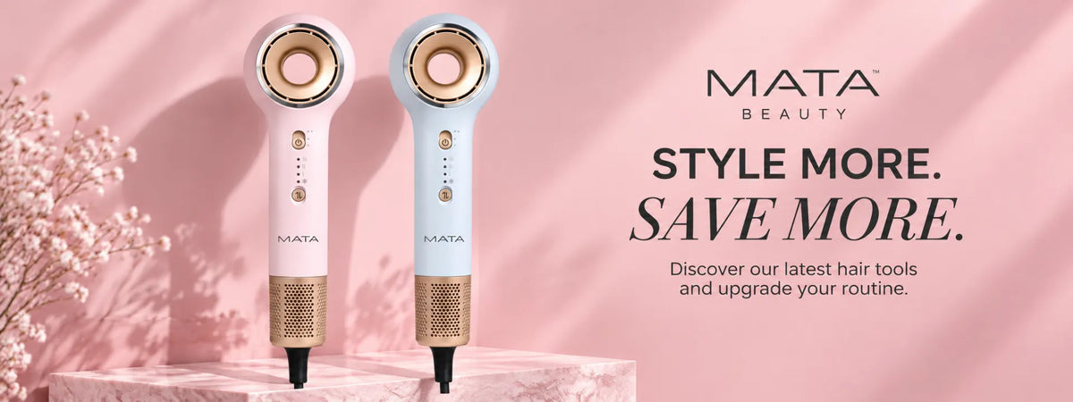 MATA Beauty pink and blue ionic hair dryers – Style More, Save More