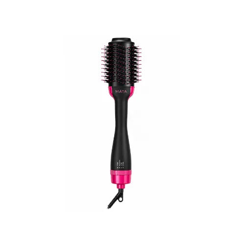  MATA 2-in-1 rotating hot air brush hair dryer and volumizer