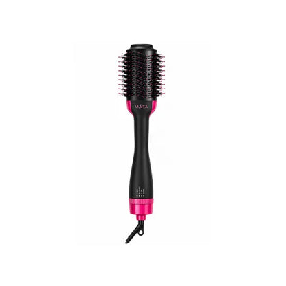  MATA 2-in-1 rotating hot air brush hair dryer and volumizer