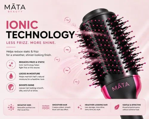 MATA rotating hot air brush with ionic technology